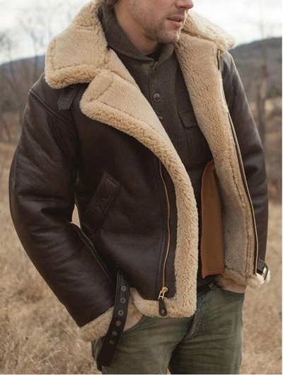 SULTA™  SHEARLING LEATHER JACKET