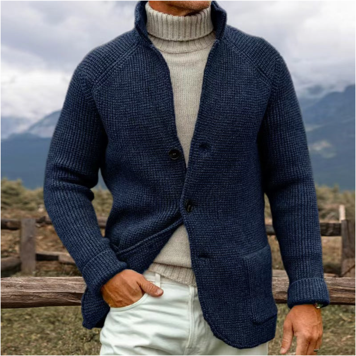 SULTA™ STRUCTURED KNITTED CARDIGAN