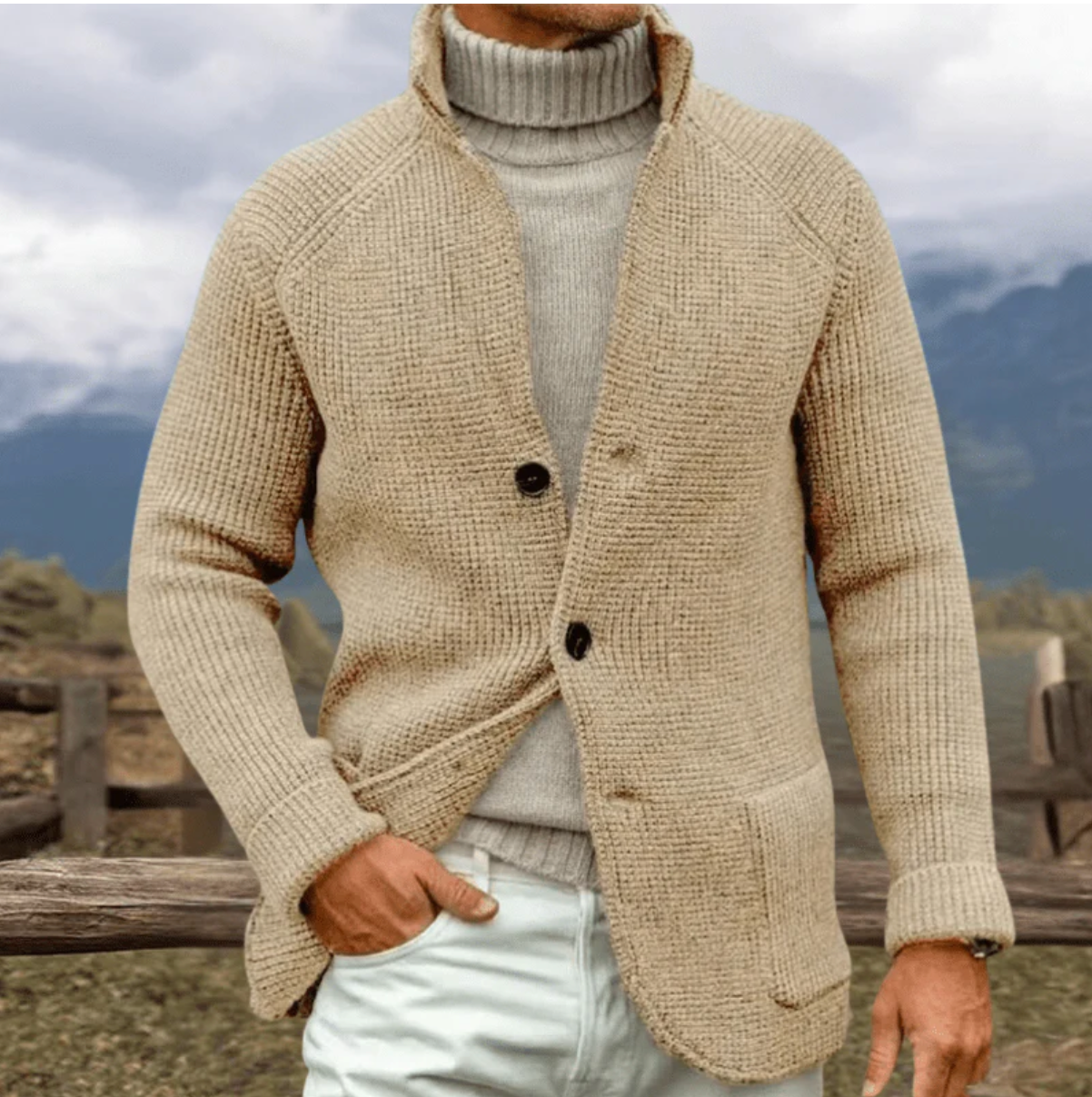 SULTA™ STRUCTURED KNITTED CARDIGAN