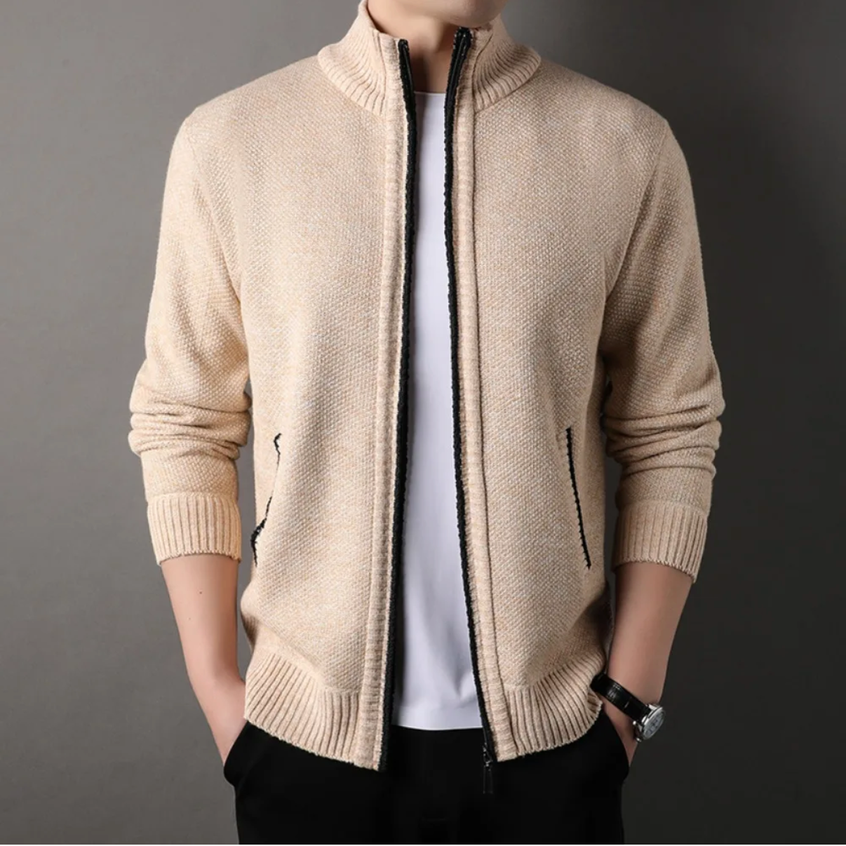 SULTA™ Men's Knit Stand Collar Cardigan Jacket