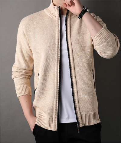 SULTA™ Men's Knit Stand Collar Cardigan Jacket