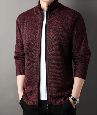 SULTA™ Men's Knit Stand Collar Cardigan Jacket