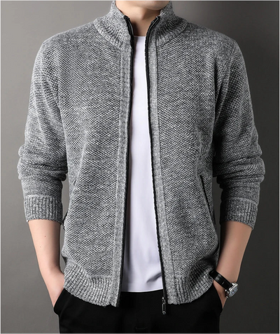 SULTA™ Men's Knit Stand Collar Cardigan Jacket