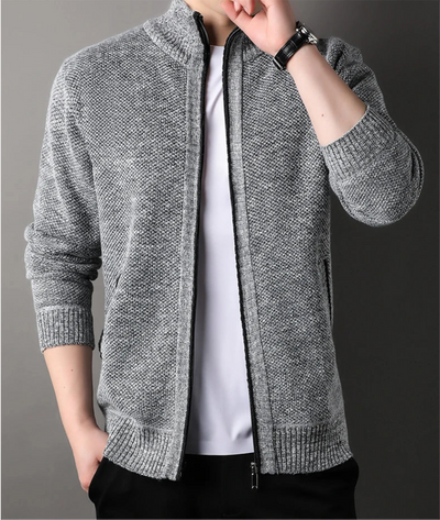 SULTA™ Men's Knit Stand Collar Cardigan Jacket