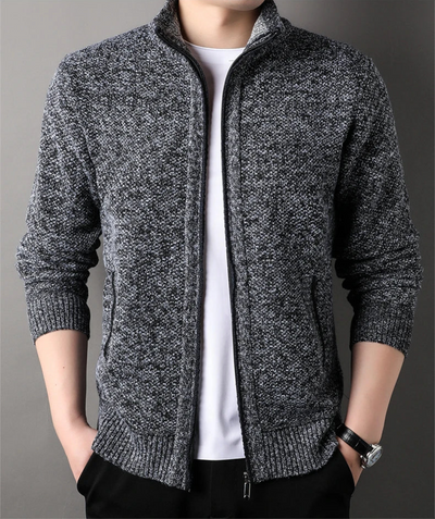 SULTA™ Men's Knit Stand Collar Cardigan Jacket