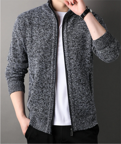 SULTA™ Men's Knit Stand Collar Cardigan Jacket