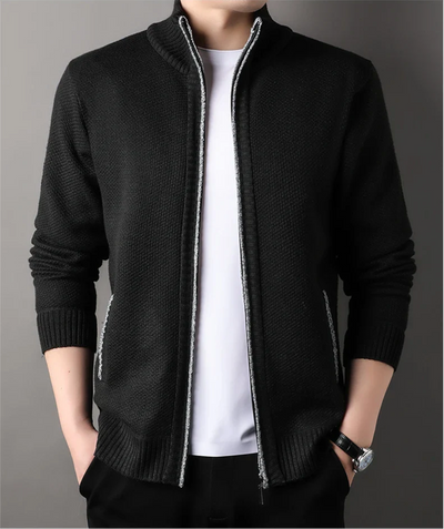 SULTA™ Men's Knit Stand Collar Cardigan Jacket