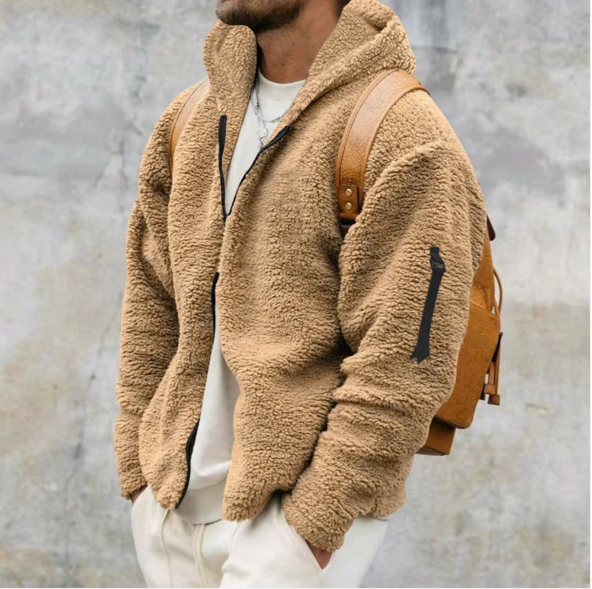 SULTA™ Plush Lamb Wool Hooded Jacket