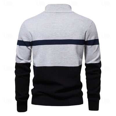 SULTA™ Zipper Pullover Sweater Jumper Knitwear