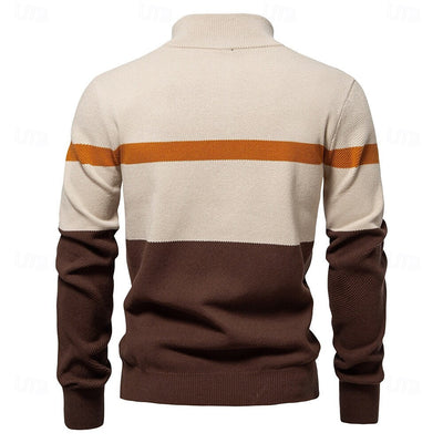 SULTA™ Zipper Pullover Sweater Jumper Knitwear